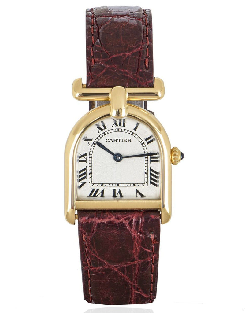 CARTIER CALANDRE VINTAGE YELLOW GOLD 6603